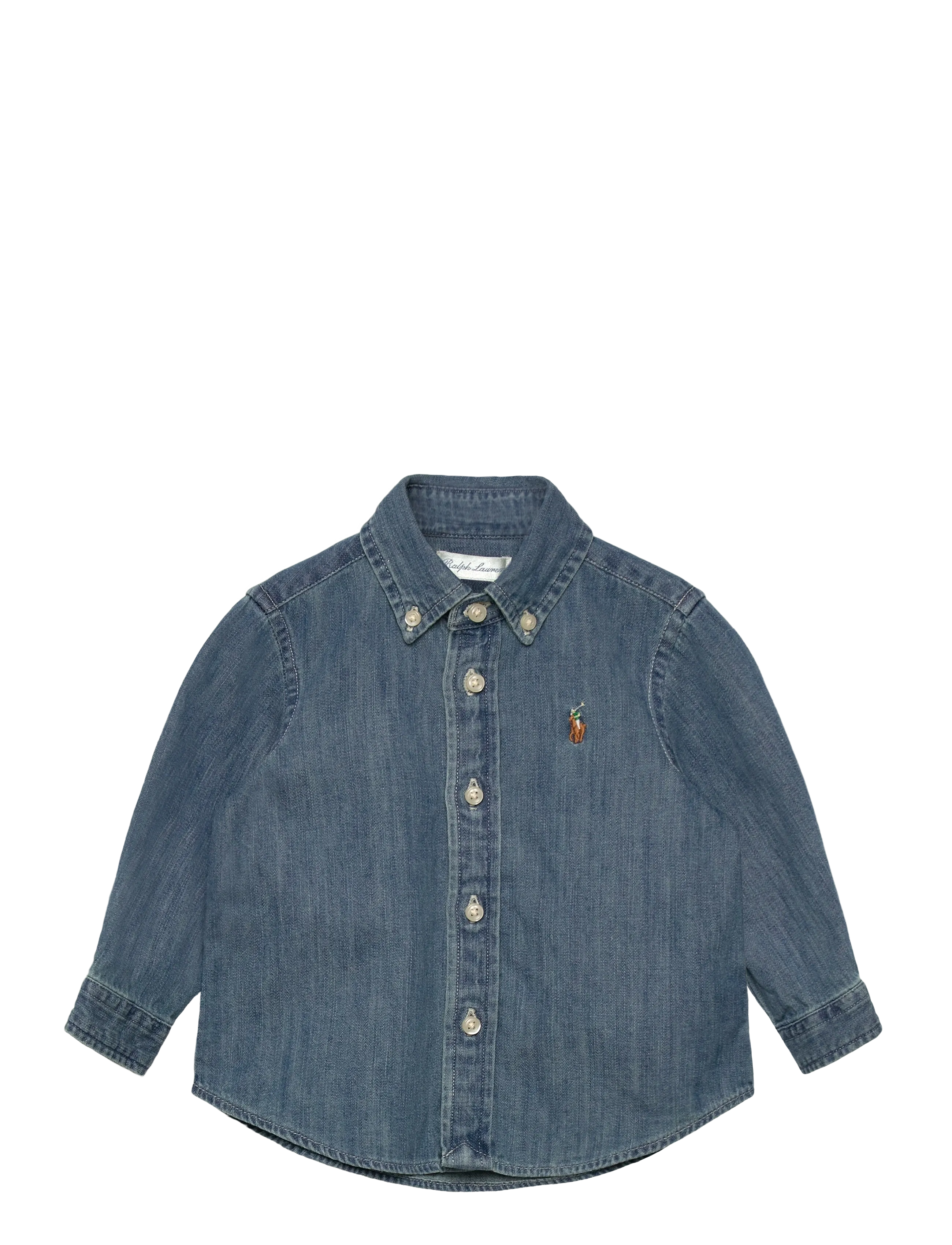 Ralph Lauren Baby LS BD-TOPS-SHIRT - Ralph Lauren Baby - DK BLUE / blue