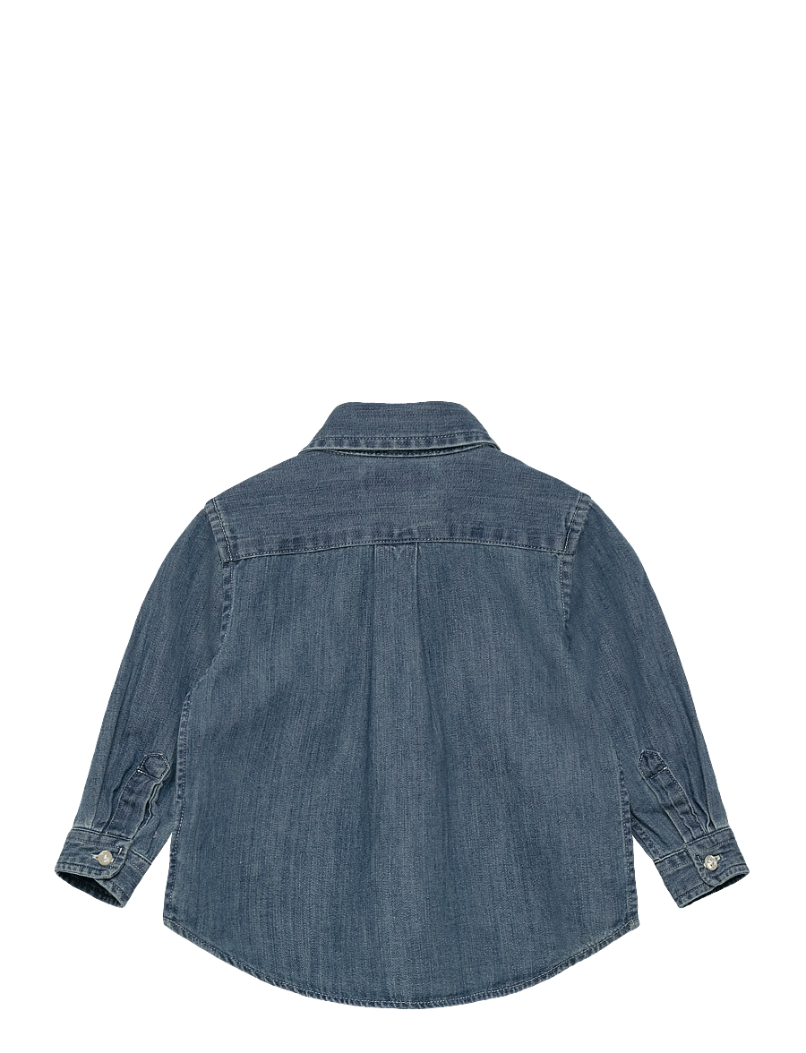 Ralph Lauren Baby - LS BD-TOPS-SHIRT - dk blue - 1