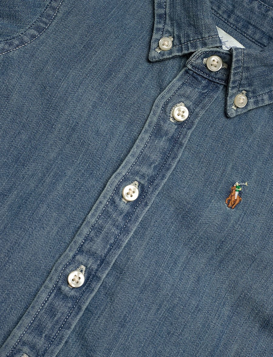 Ralph Lauren Baby - LS BD-TOPS-SHIRT - dk blue - 2