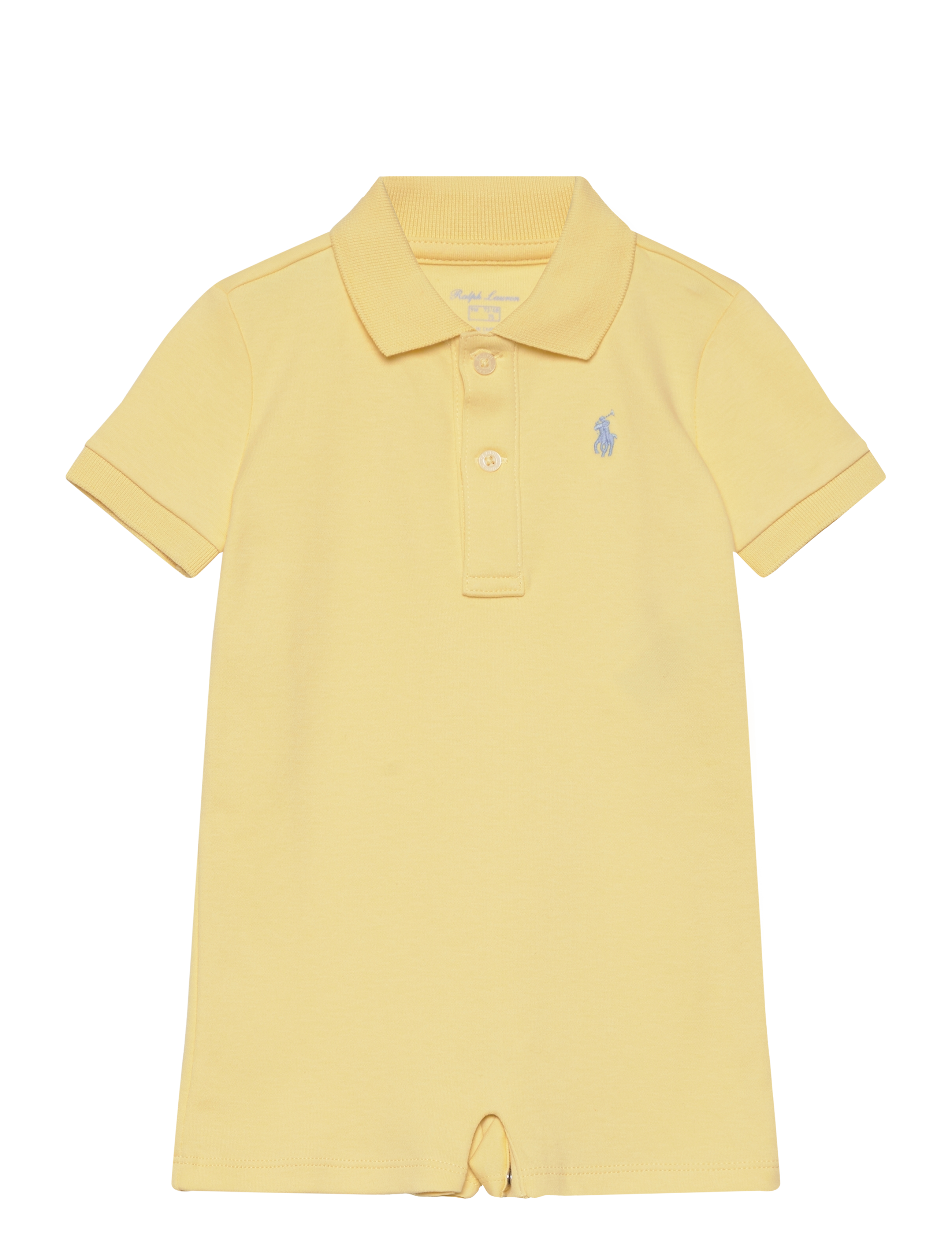 Ralph Lauren Baby - Soft Cotton Polo Shortall - wickett yellow - 0