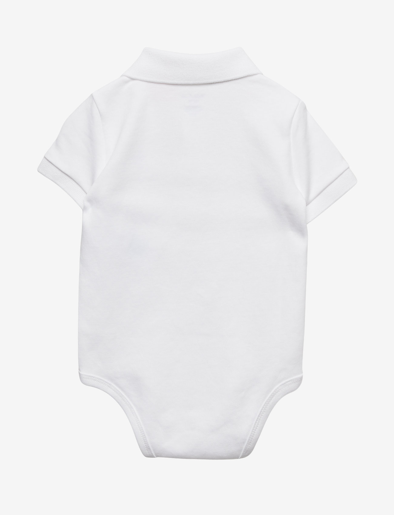 Ralph Lauren Baby - Soft Cotton Polo Bodysuit - short-sleeved bodies - white - 1