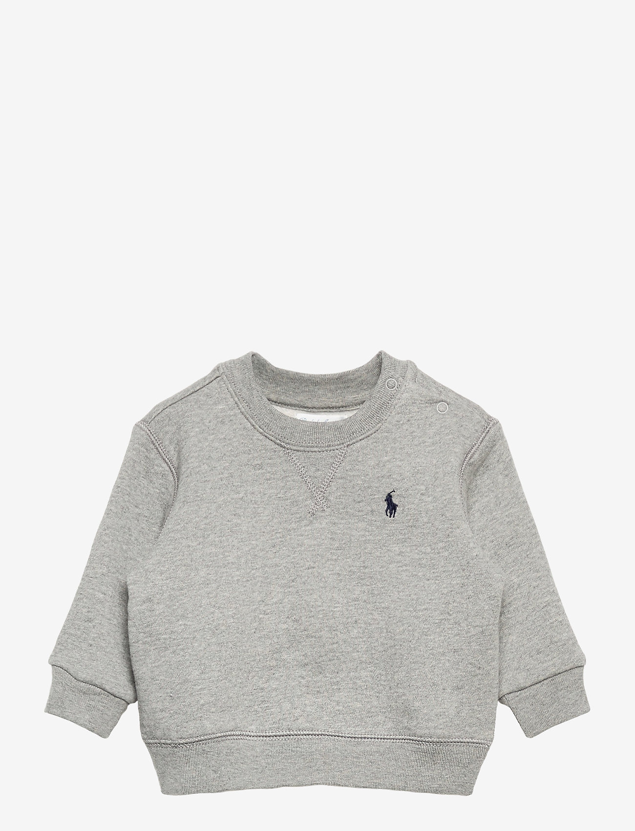 Ralph Lauren Baby - Fleece Crewneck Sweatshirt - sweatshirts - dark sport heathe - 0