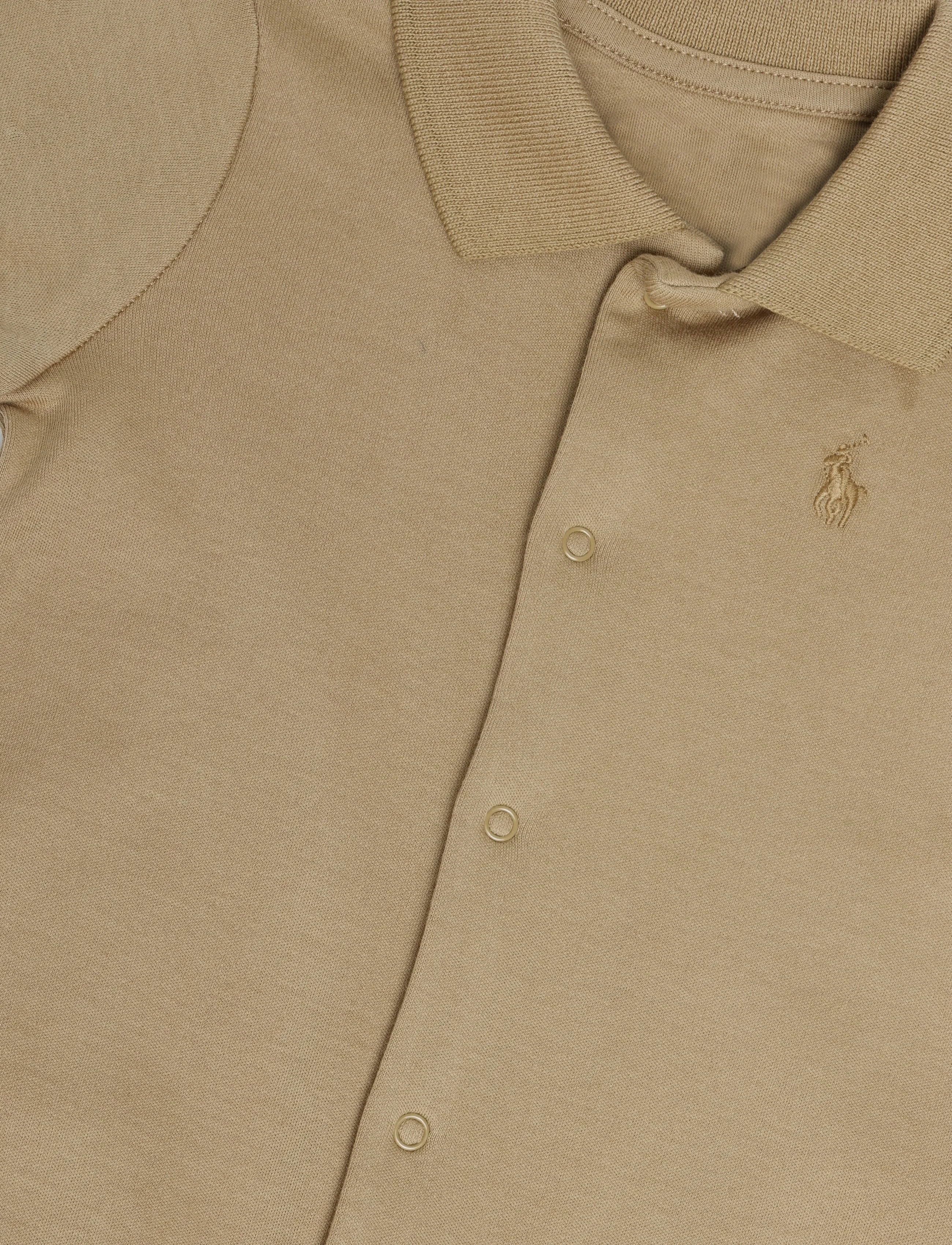 Ralph Lauren Baby - 40/1 INTERLOCK-POLO COVRALL-OP-CVA - schlafoveralls - camel - 2