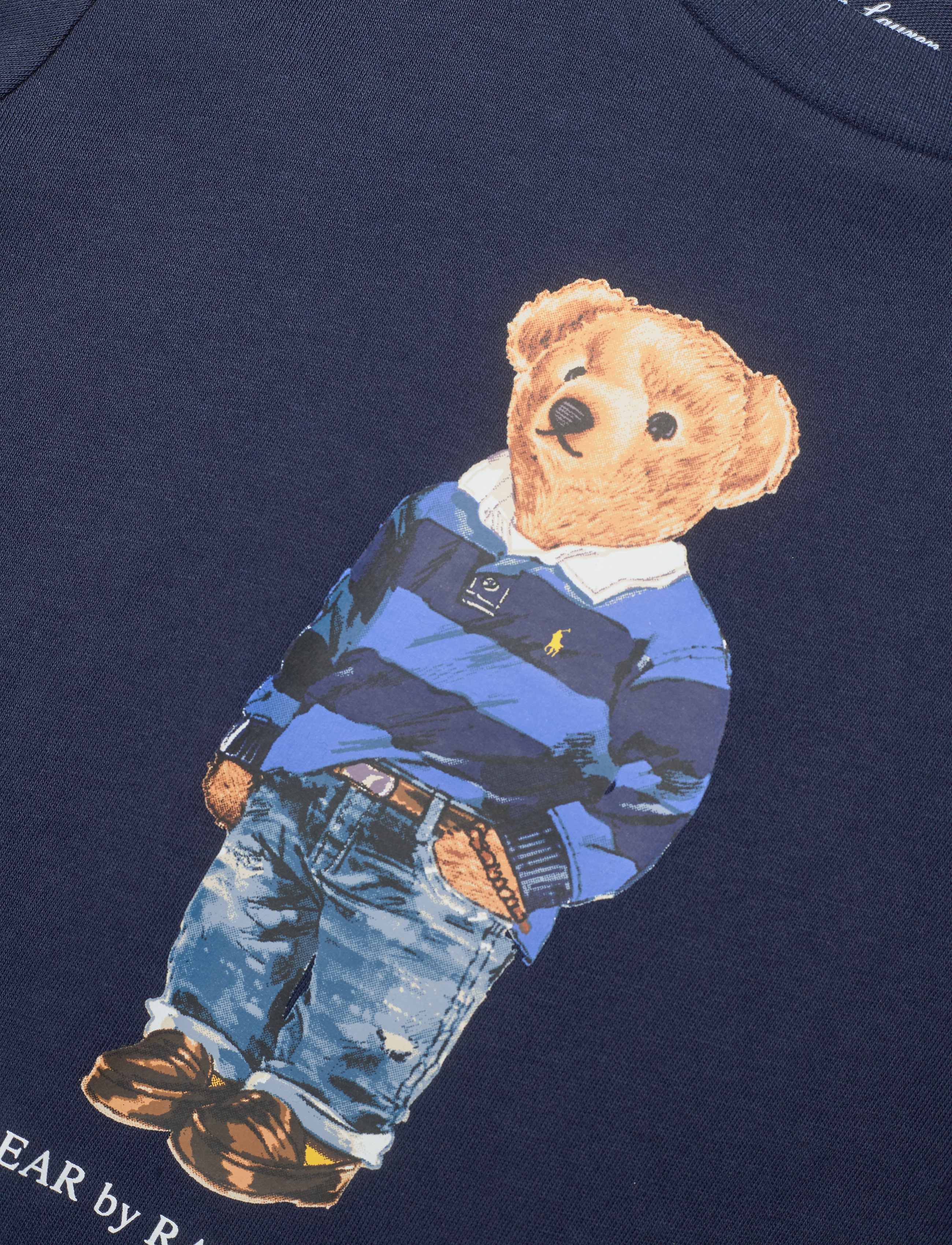 Ralph Lauren Baby - Rugby Bear Cotton Jersey Tee - cruise navy - 2