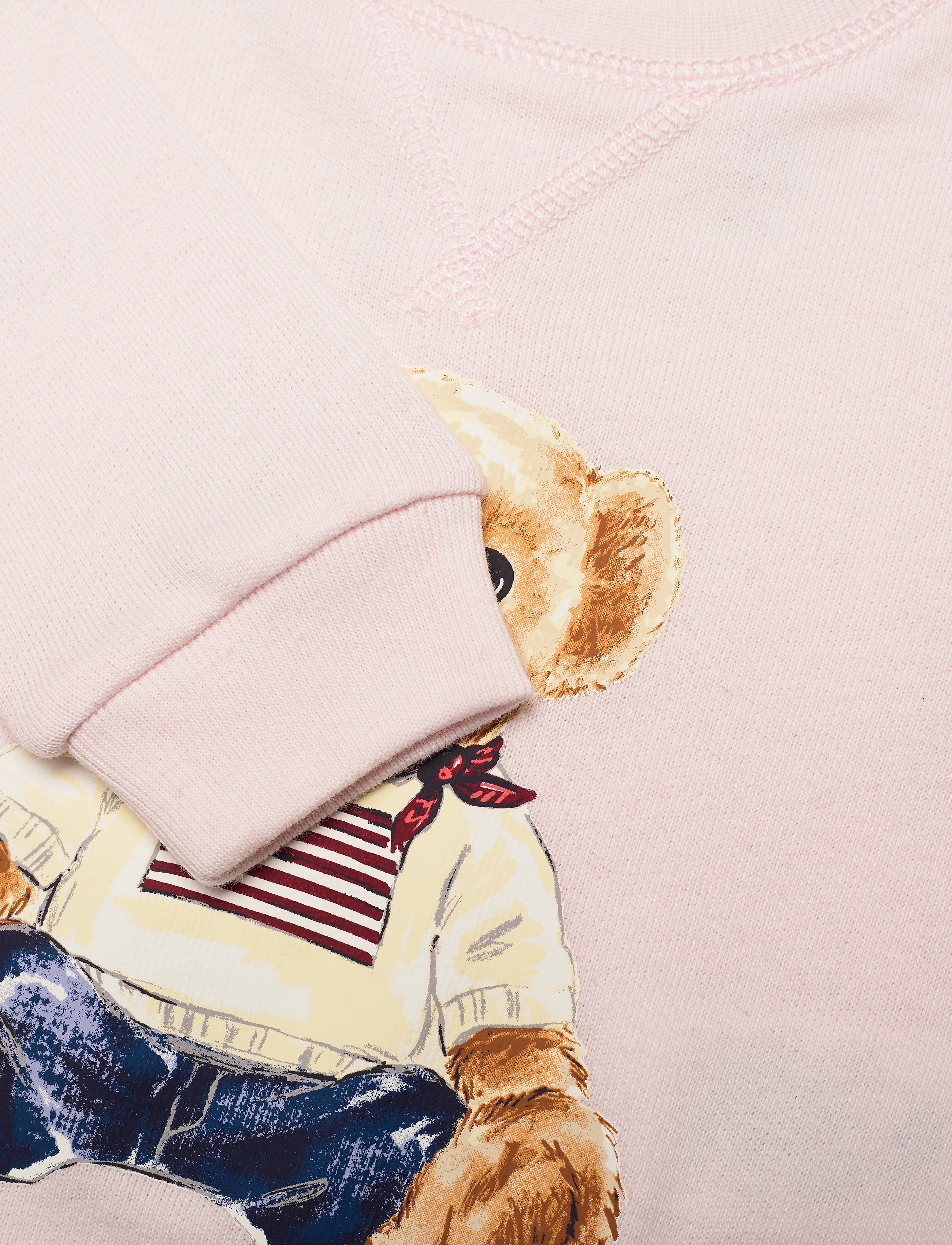 Ralph Lauren Baby - Flag Bear Terry Coverall - delicate pink - 2