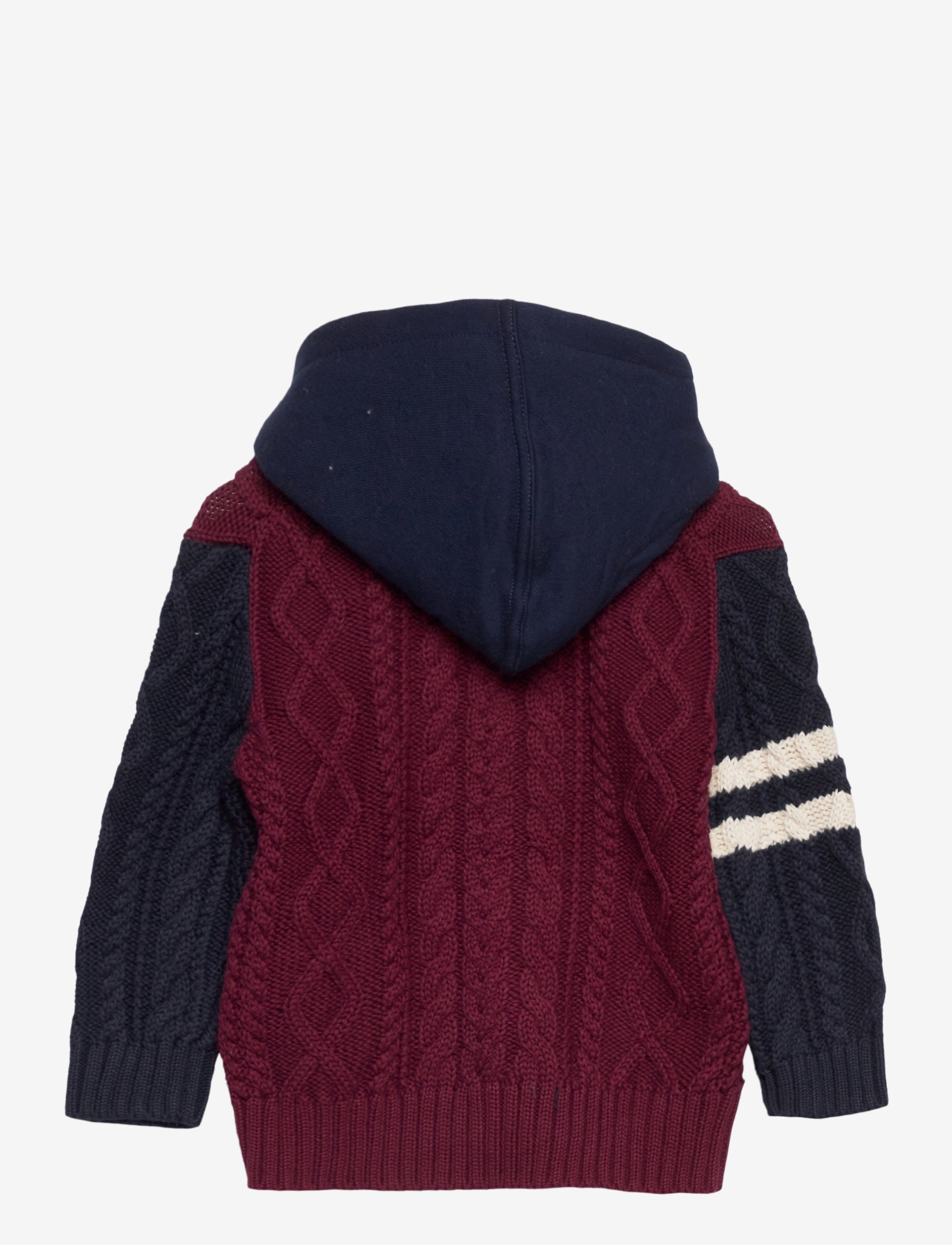Ralph Lauren Baby - COMBED COTTON-HYBRID HOOD-TP-SWT - classic wine mult - 1