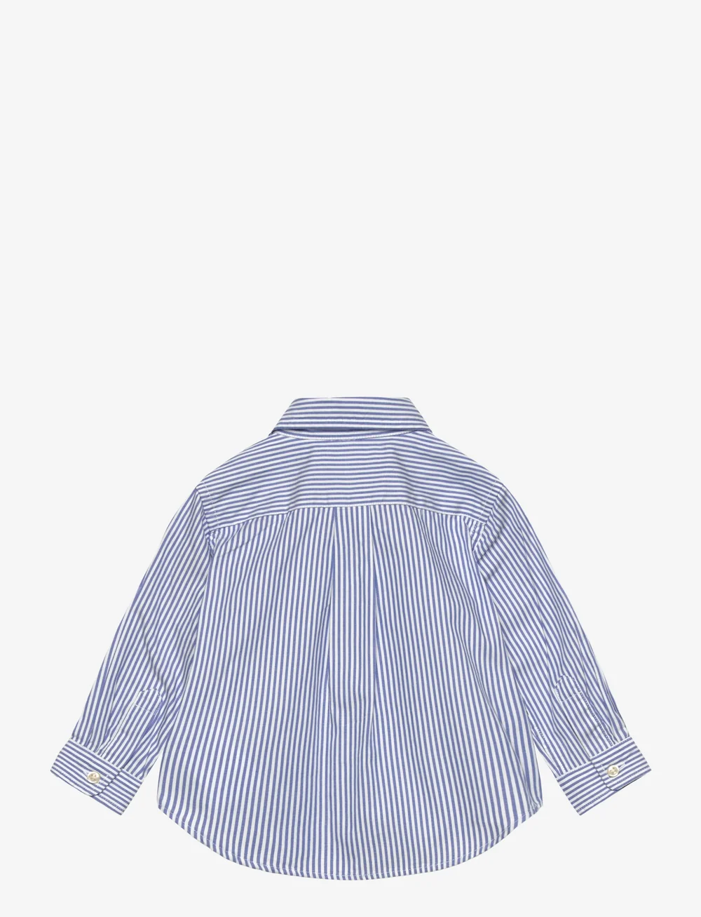 Ralph Lauren Baby - Striped Cotton Oxford Shirt - pikkade varrukatega särgid - bsr blue/white - 1