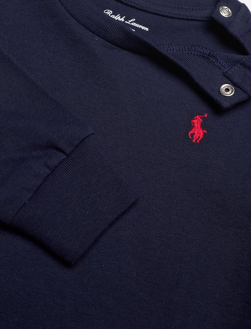Ralph Lauren Baby - Cotton Jersey Long-Sleeve Tee - sweatshirts - cruise navy - 2