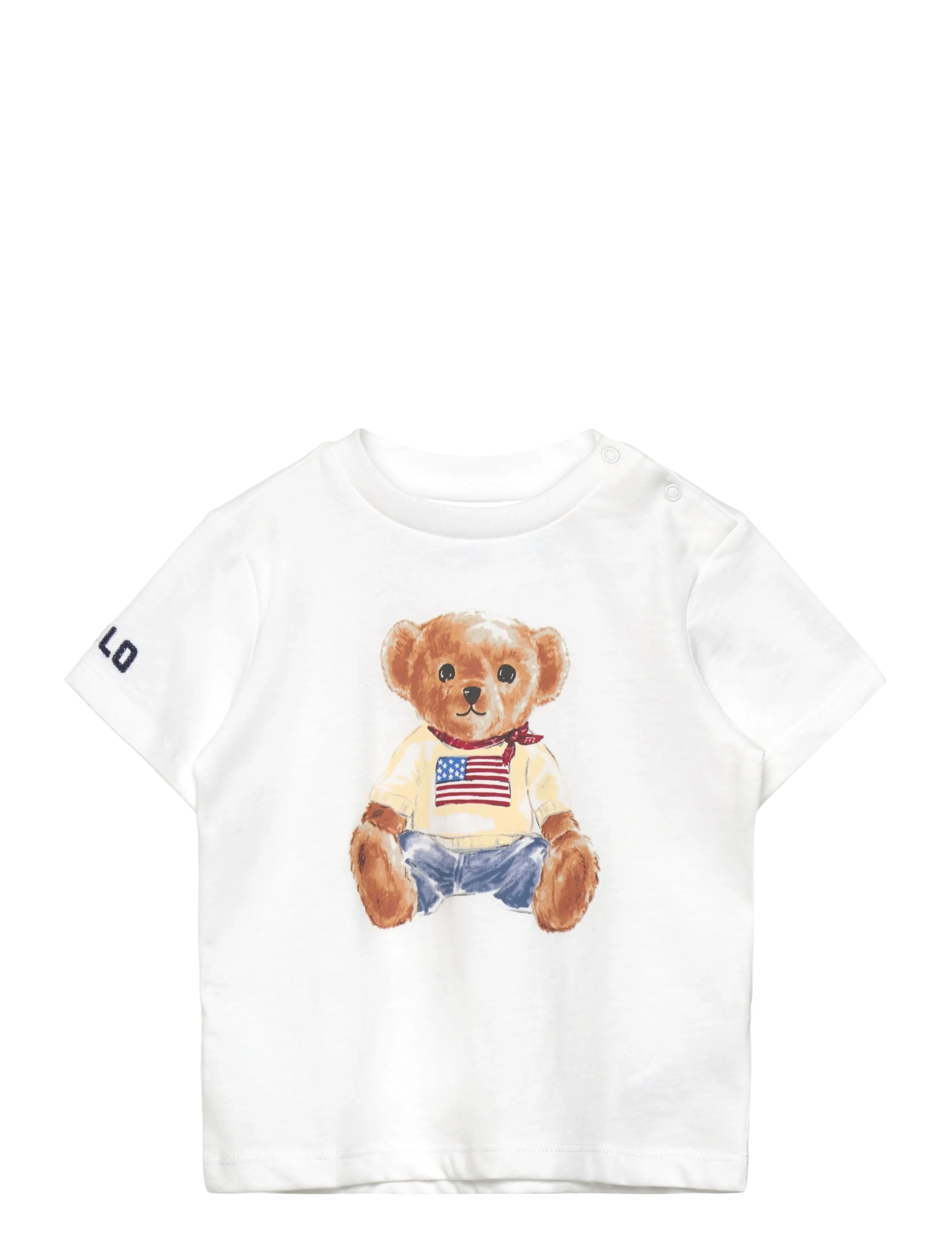 Ralph Lauren Baby Polo Bear Cotton Jersey Tee - Shop by age - WHITE / white