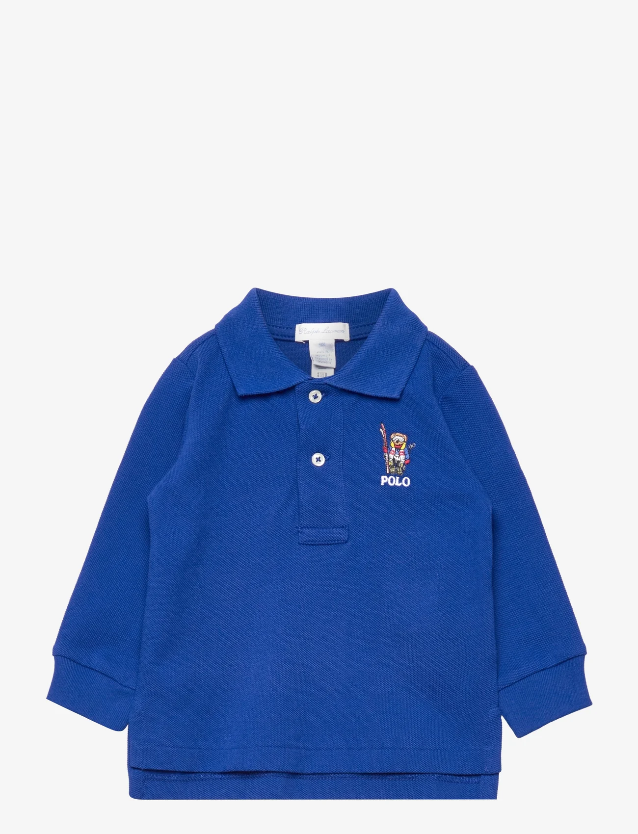 Ralph Lauren Baby - Polo Bear Cotton Mesh Polo Shirt - polo marškinėliai - heritage royal sk - 0