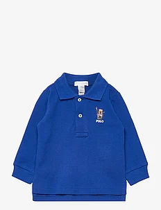 Polo Bear Cotton Mesh Polo Shirt, Ralph Lauren Baby