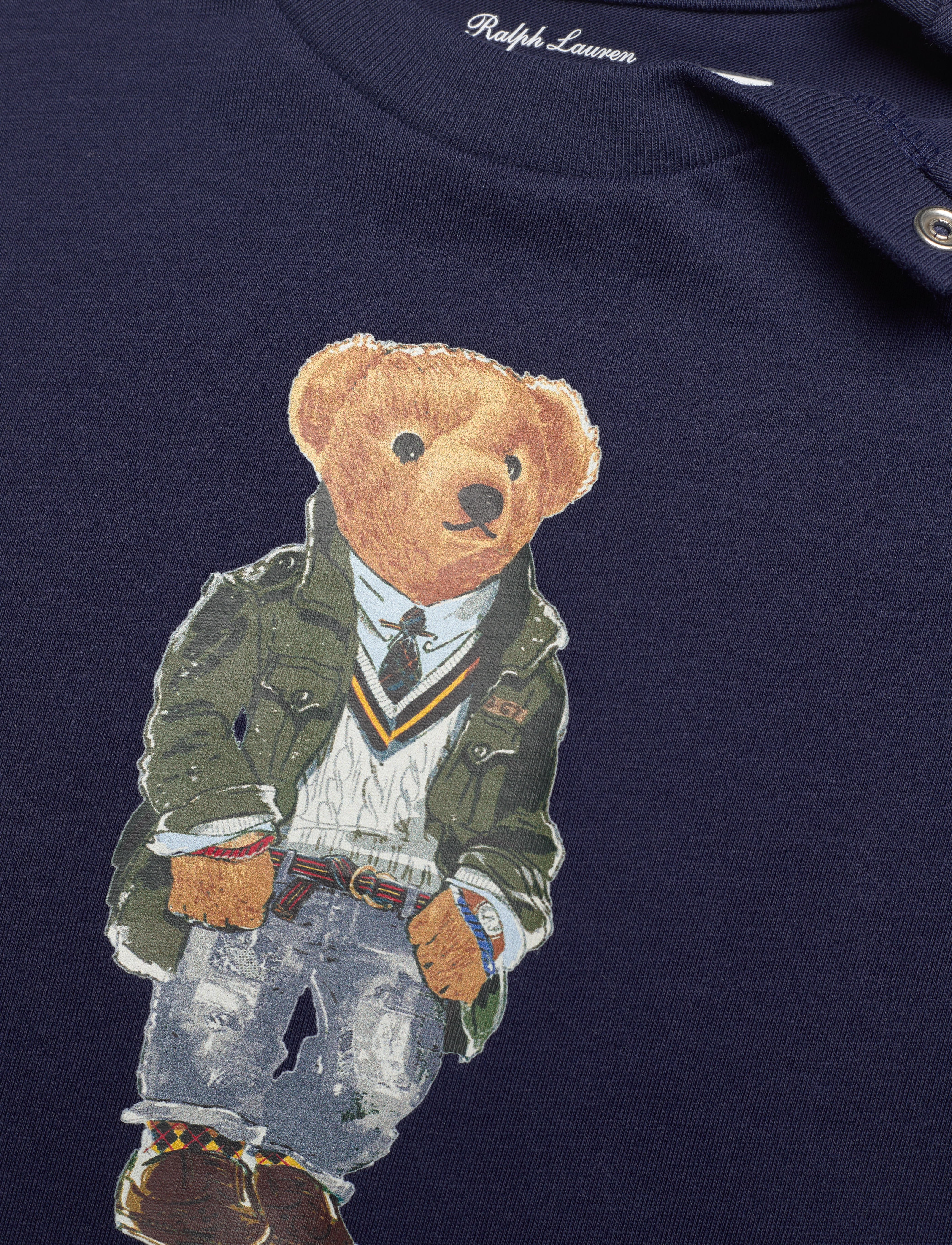 Ralph Lauren Baby - Polo Bear Cotton Jersey Tee - sp24 paris bear n - 2