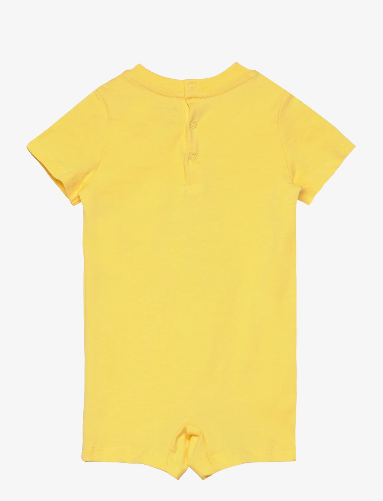 Ralph Lauren Baby - Polo Bear Cotton Jersey Shortall - short-sleeved - oasis yellow - 1