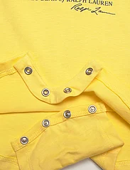 Ralph Lauren Baby - Polo Bear Cotton Jersey Shortall - short-sleeved - oasis yellow - 3