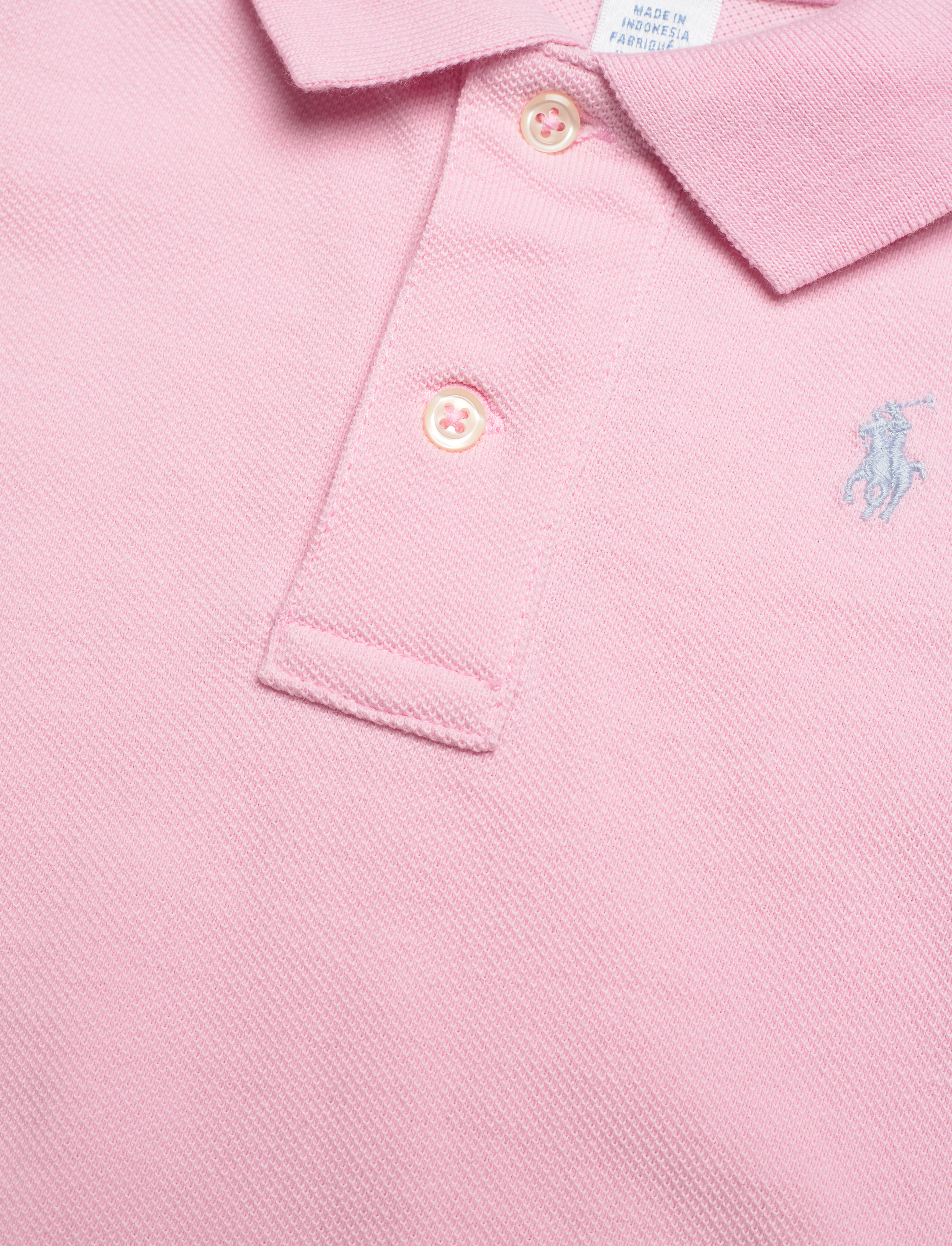 Ralph Lauren Baby - Mesh Polo Shirt & Short Set - garden pink - 4