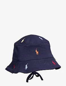Polo Pony Cotton Interlock Hat, Ralph Lauren Baby