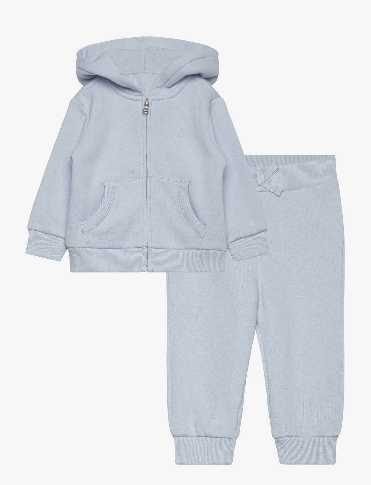 Ralph Lauren Baby - Fleece Full-Zip Hoodie & Pant Set - sportanzüge - beryl blue - 0