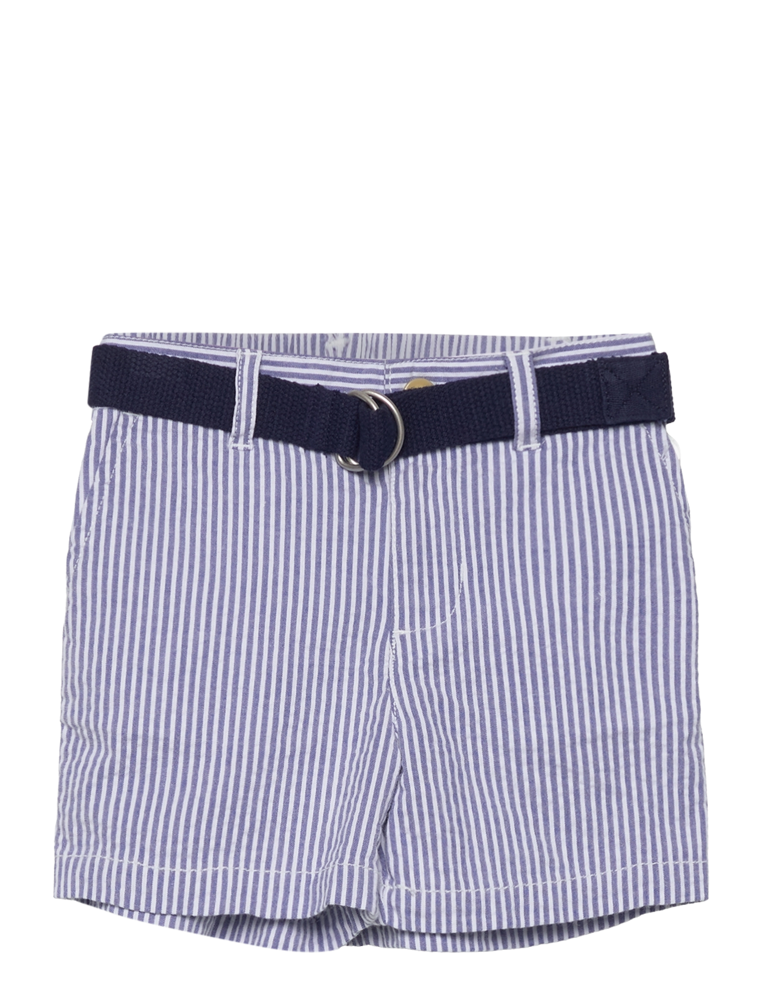 Ralph Lauren Baby - Shirt, Belt & Seersucker Short Set - white - 2