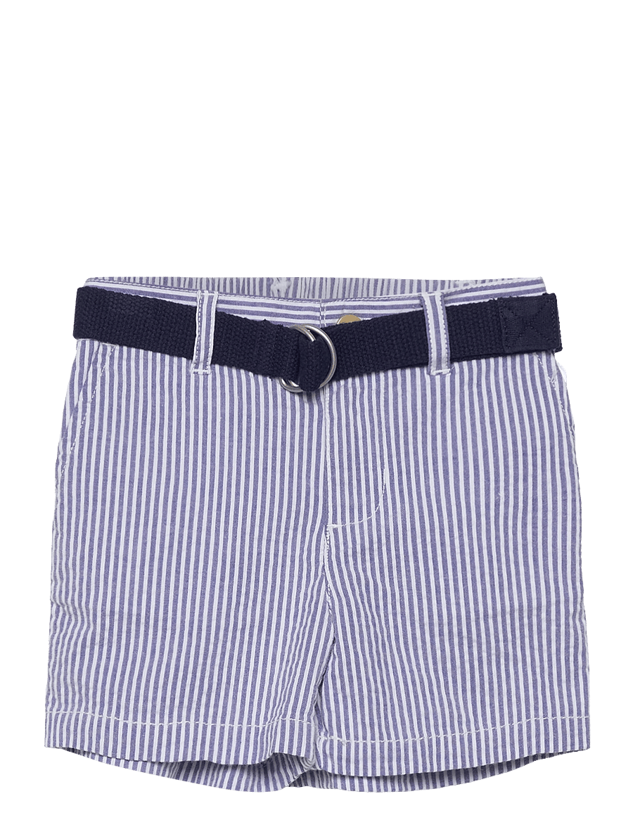Ralph Lauren Baby - Shirt, Belt & Seersucker Short Set - white - 2