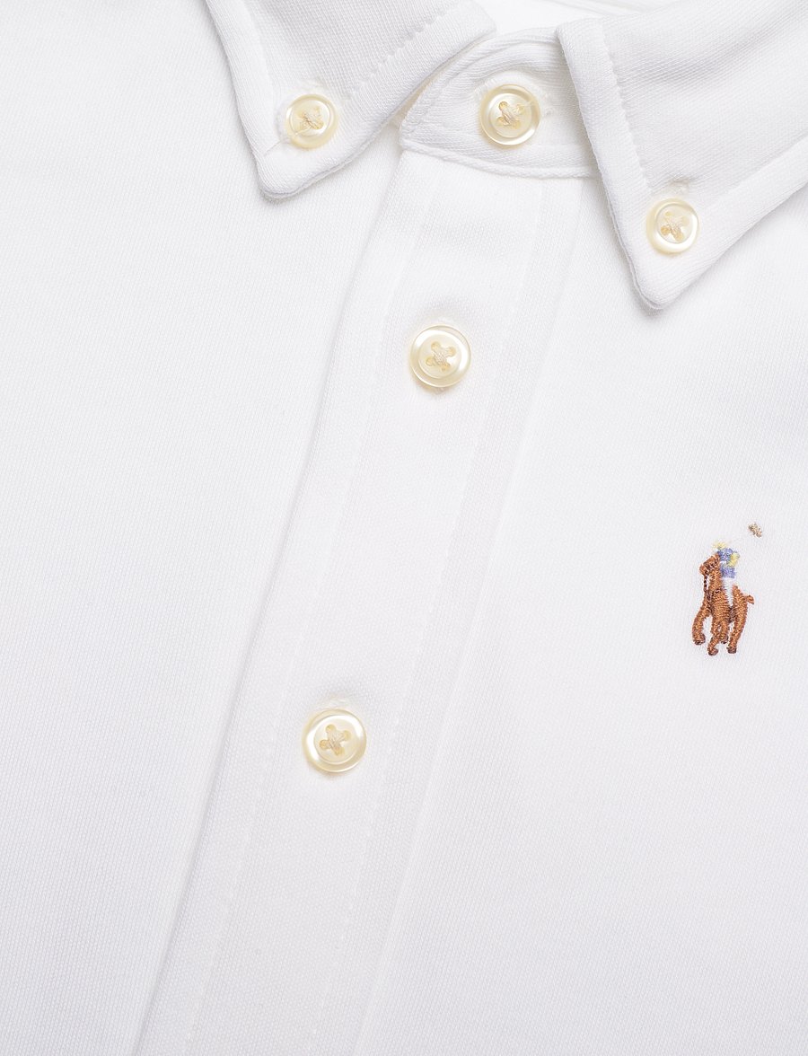 Ralph Lauren Baby - Shirt, Belt & Seersucker Short Set - white - 4