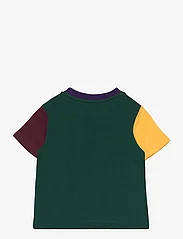 Ralph Lauren Baby - Polo Bear Color-Blocked Cotton Tee - marškinėliai trumpomis rankovėmis - fa23 frnch nvy mu - 1