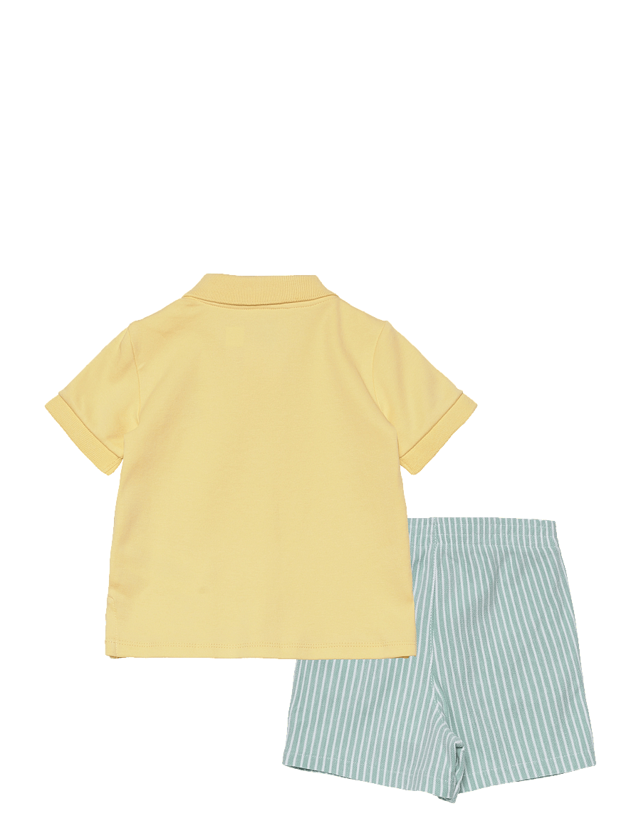 Ralph Lauren Baby - Polo Bear Cotton Polo Shirt & Short Set - wickett yellow - 1