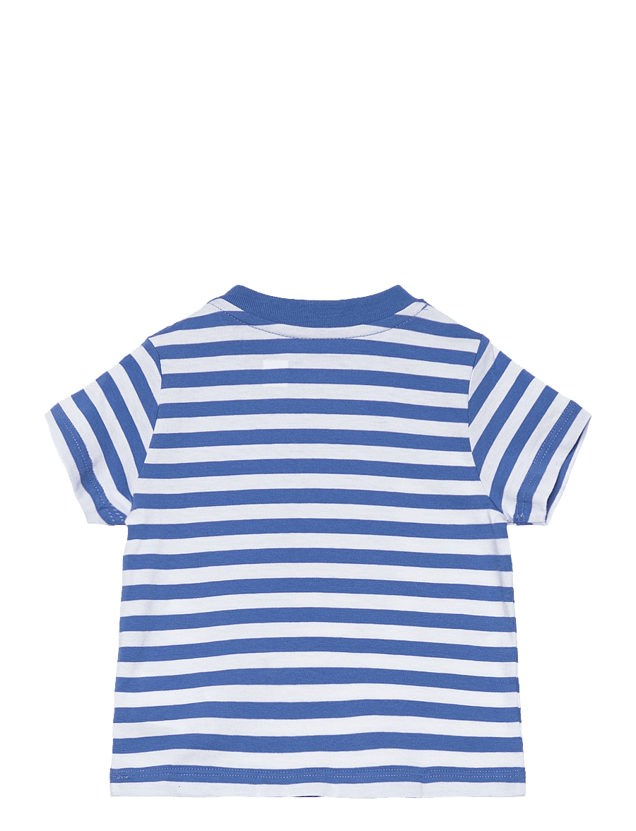 Ralph Lauren Baby - Striped Polo Bear Cotton Jersey Tee - sp24 paris bear n - 1