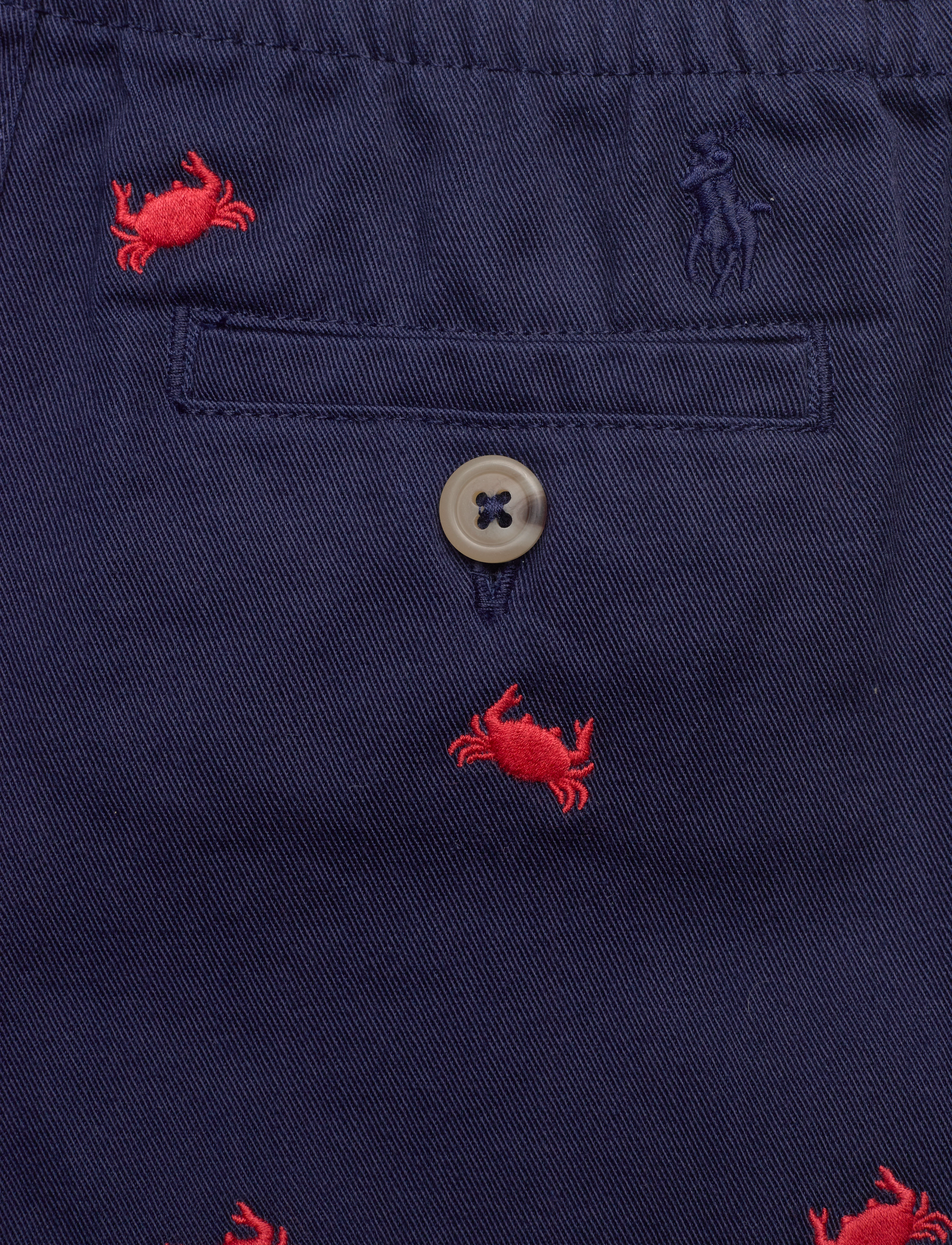 Ralph Lauren Baby - Bear Cotton Polo Shirt & Short Set - sæt med kortærmet t-shirt - adirondack berry - 5