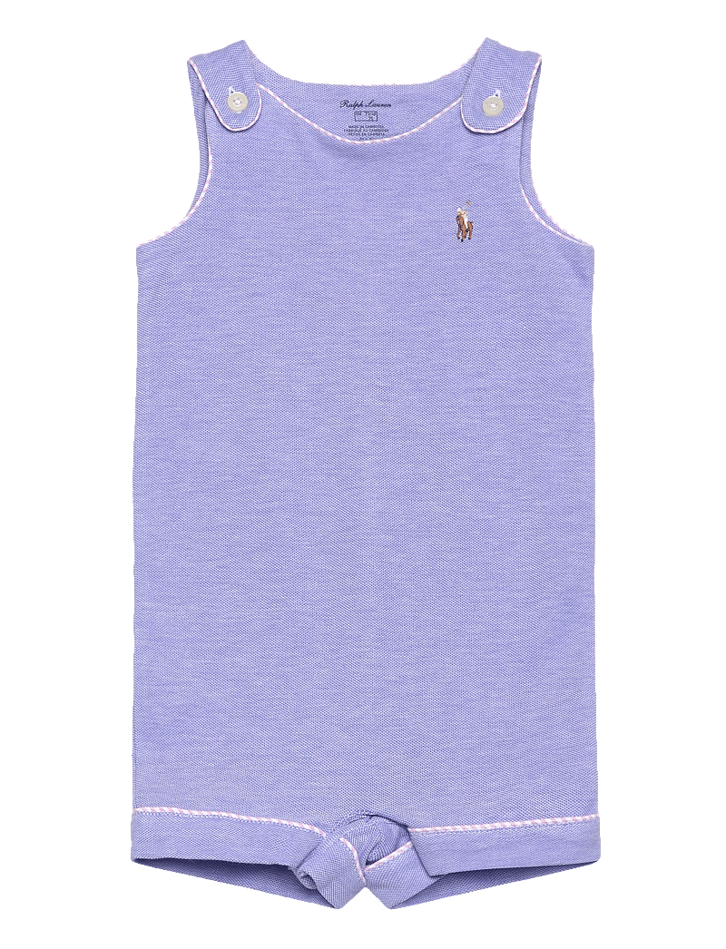 Ralph Lauren Baby - Oxford Mesh Shortall - kurzärmelig - harbor island blu - 0