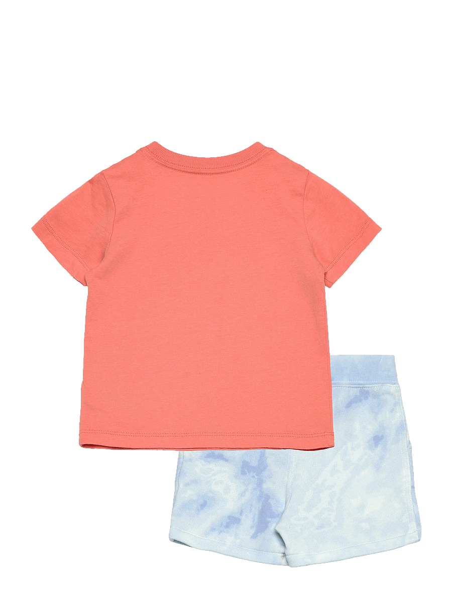 Ralph Lauren Baby - Polo Bear Jersey Tee & Terry Short Set - setit, joissa lyhythihainen t-paita - sum25 bear peach - 1