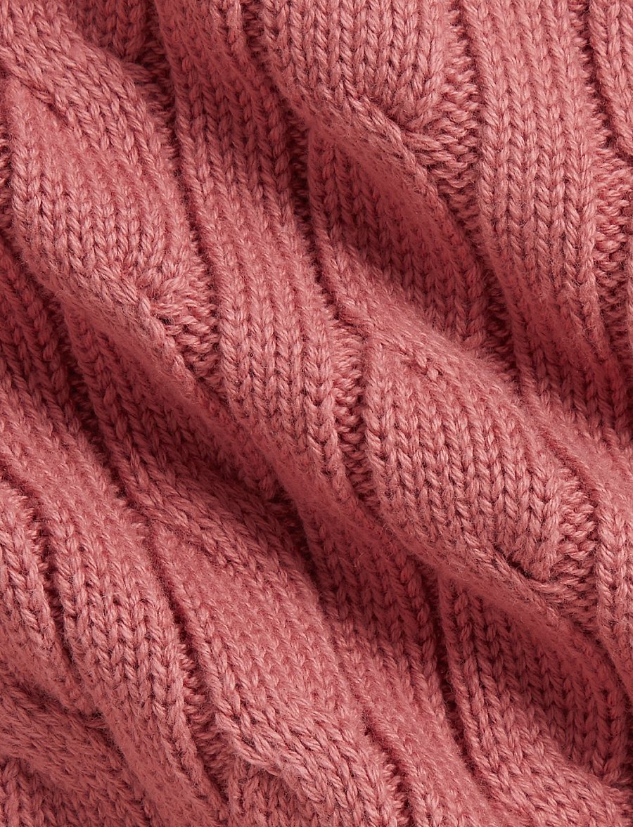 Ralph Lauren Baby - Cable-Knit Cotton Cardigan & Pant - koftor - canvas pink - 2