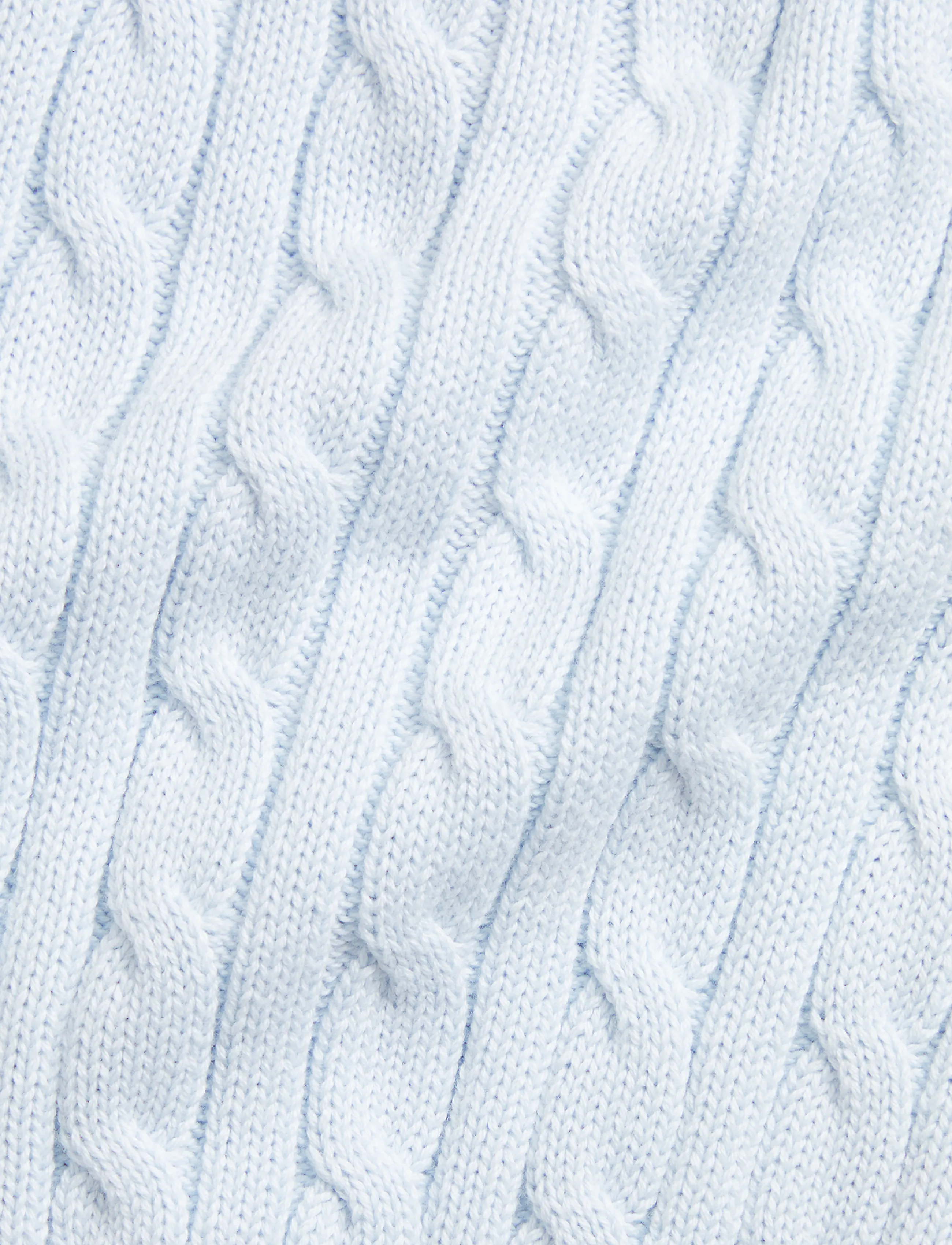 Ralph Lauren Baby - Cable-Knit Cotton Cardigan & Pant Set - cardigans - pearl blue - 2