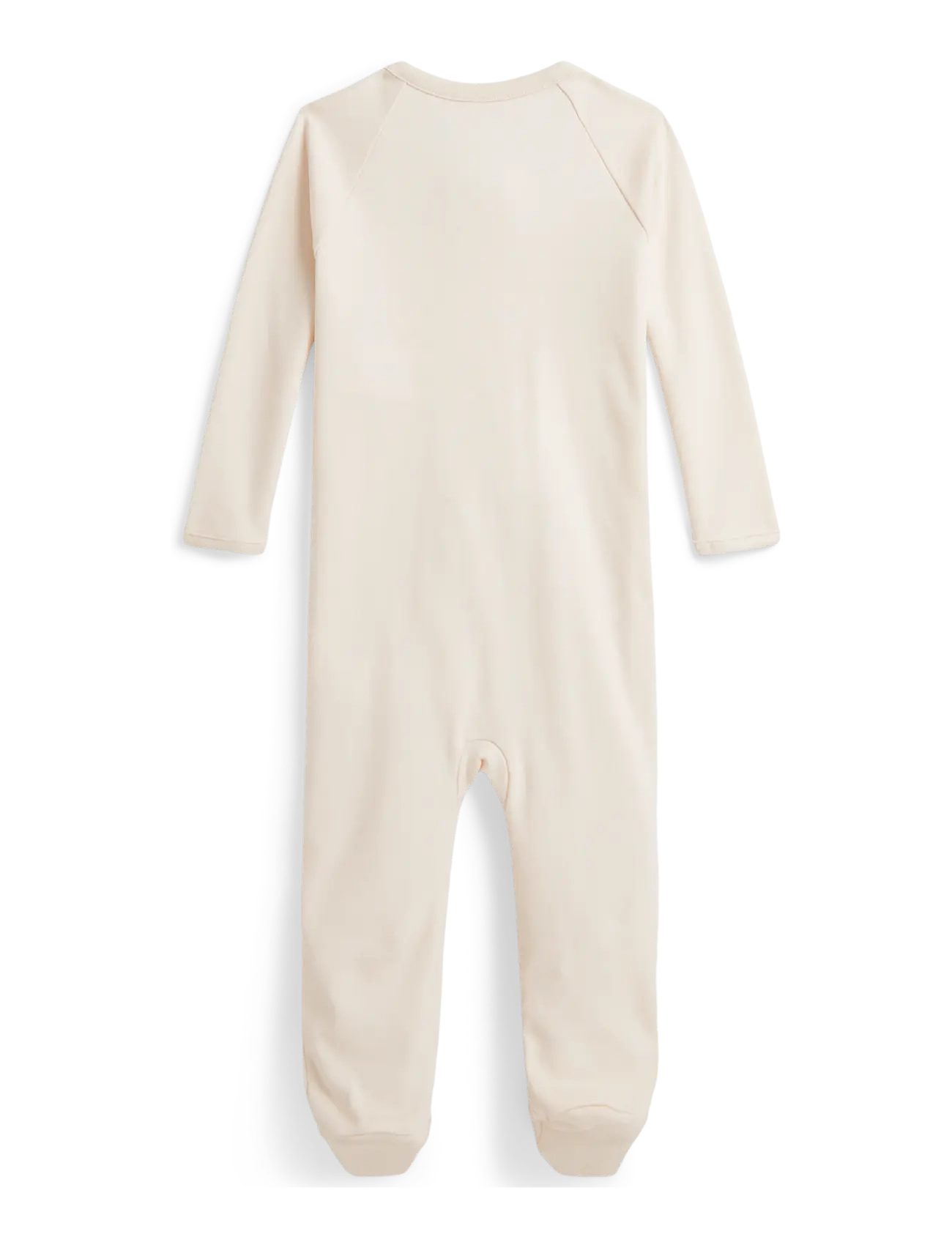 Ralph Lauren Baby - Cotton Interlock Footed Coverall - kombinezoni - estate cream - 1