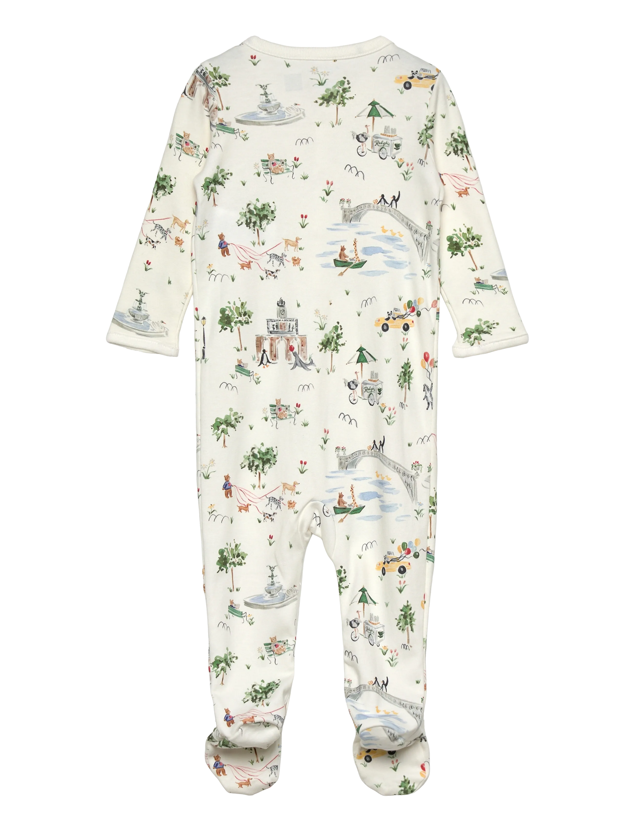 Ralph Lauren Baby - RL Baby x Riley Sheehey Cotton Coverall - miego kombinezonai - saturday at the p - 1
