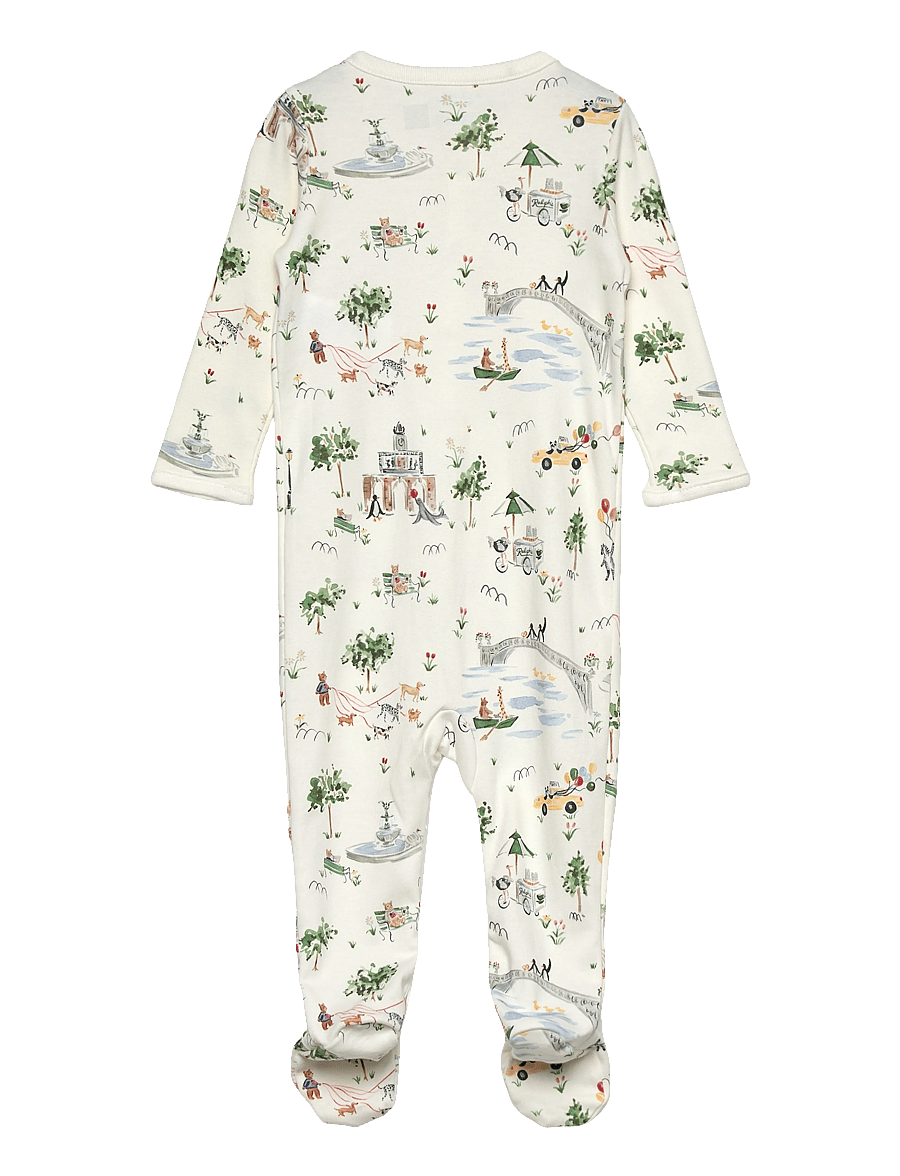 Ralph Lauren Baby - RL Baby x Riley Sheehey Cotton Coverall - miego kombinezonai - saturday at the p - 1