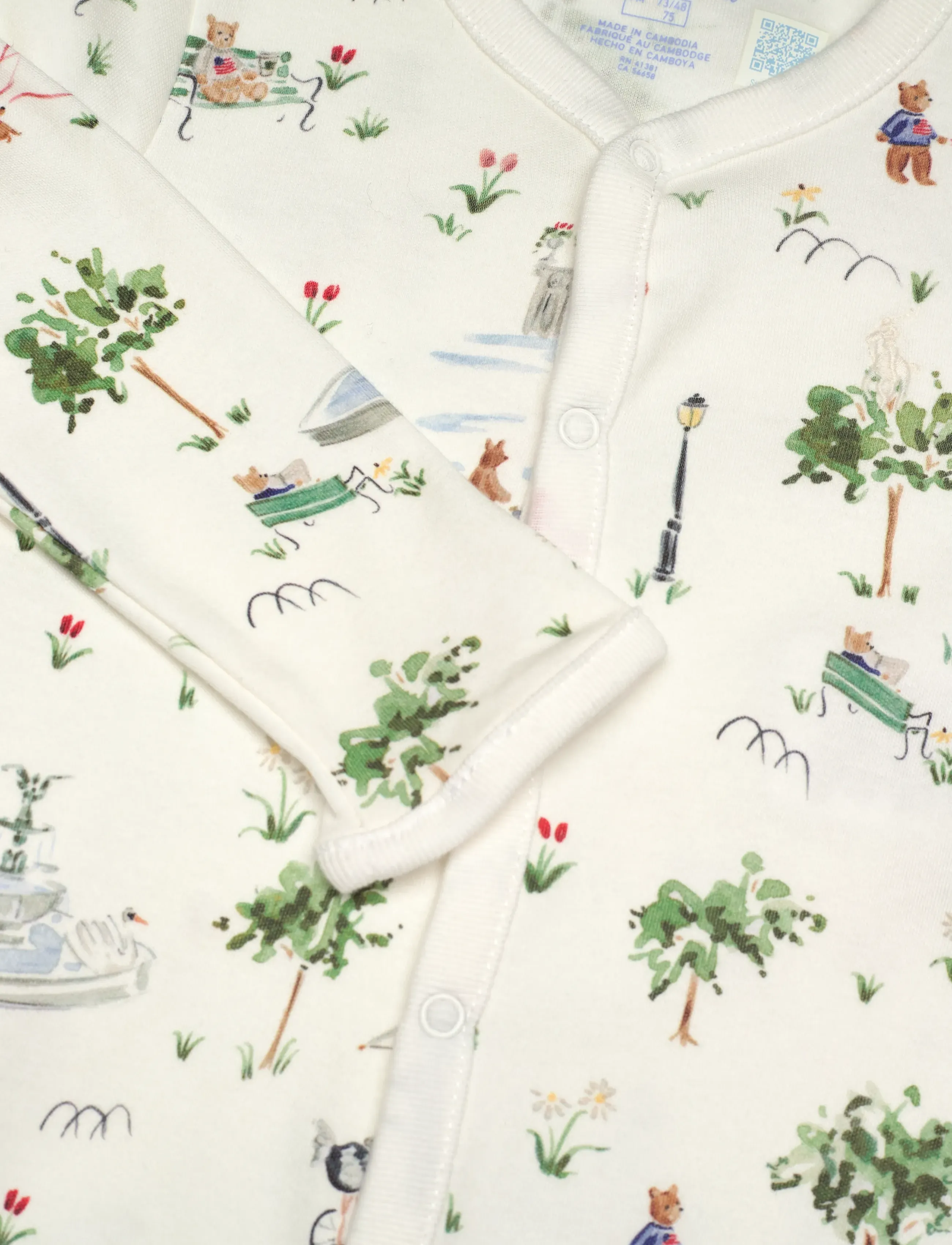 Ralph Lauren Baby - RL Baby x Riley Sheehey Cotton Coverall - miego kombinezonai - saturday at the p - 2