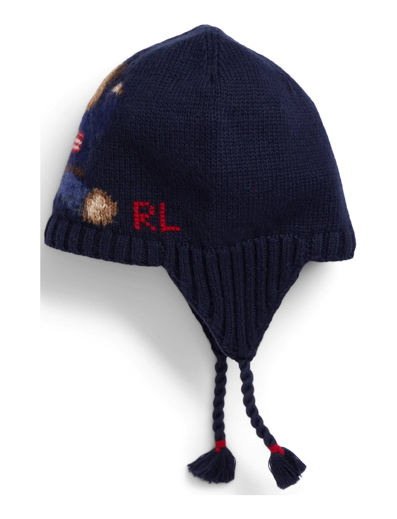 Ralph Lauren Baby - Polo Bear Cotton Earflap Hat - hunter navy - 1