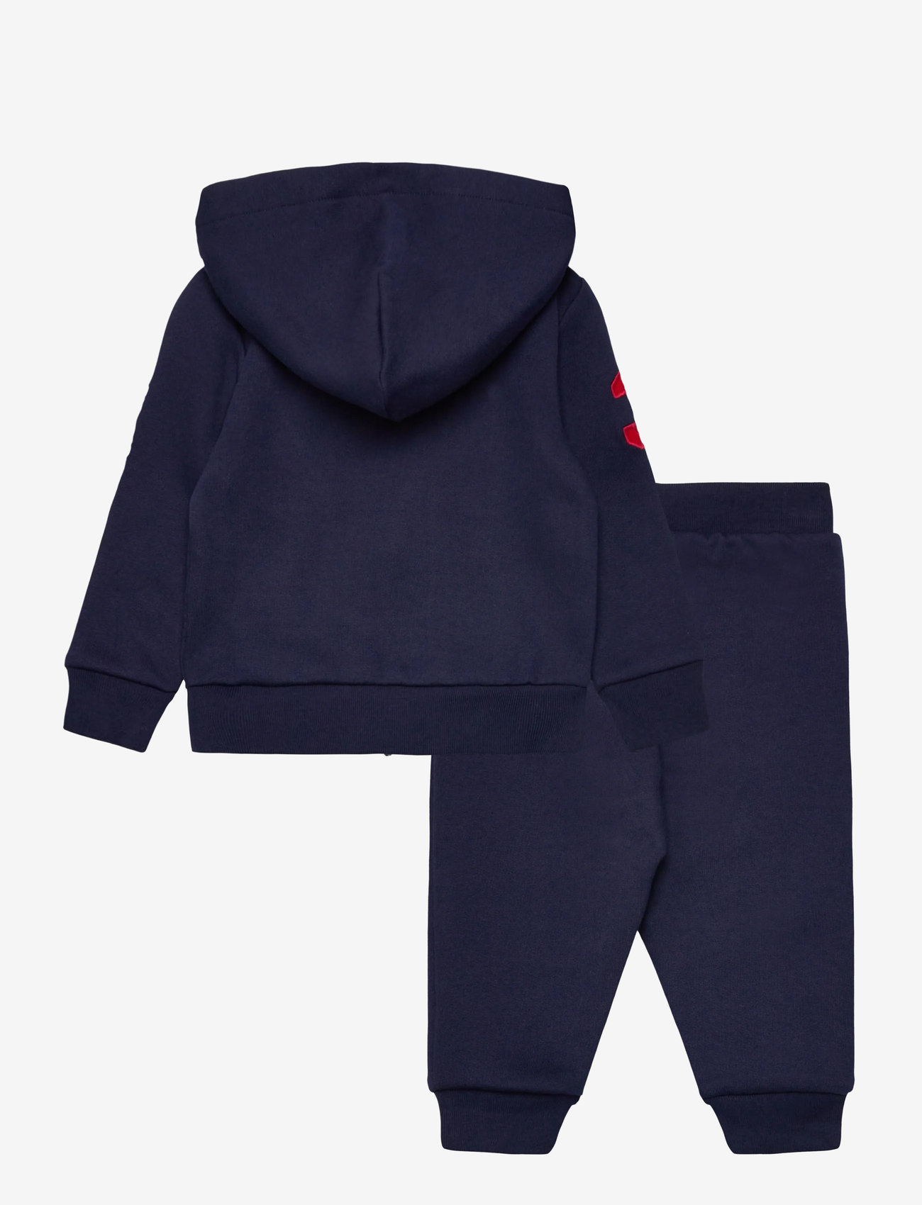 Ralph Lauren Baby - Big Pony Fleece Hoodie & Jogger Pant Set - sportanzüge - refined navy - 1