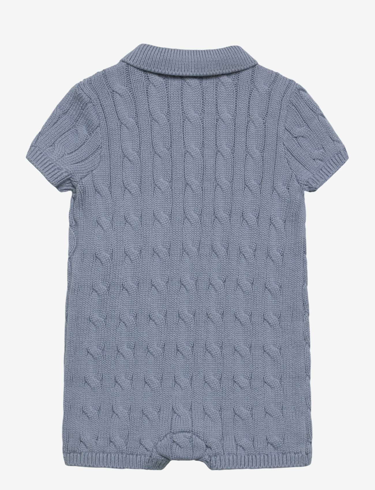 Ralph Lauren Baby - 20/2 COTTON-SWTR-SHORTALL - kurzärmelige bodys - vessel blue - 1