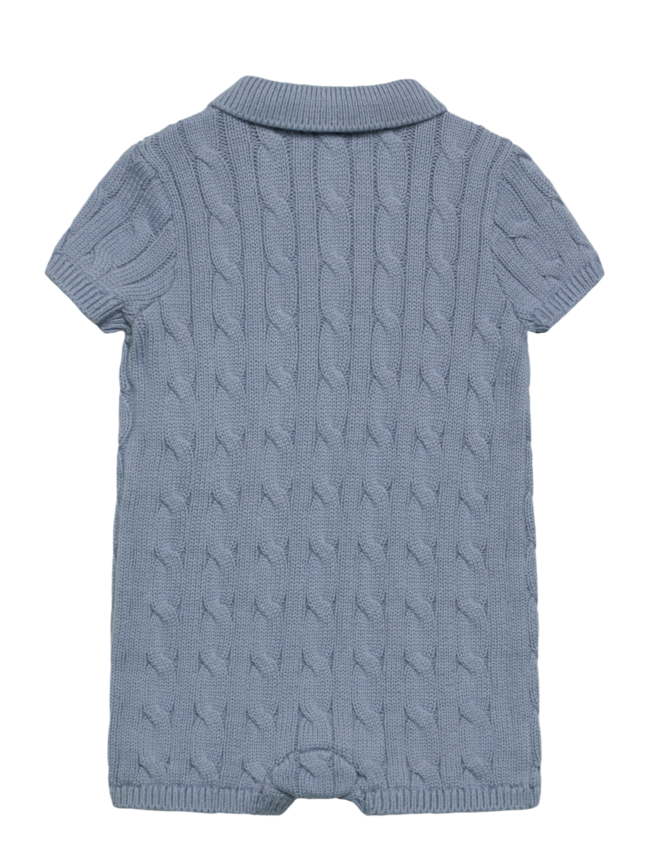 Ralph Lauren Baby - 20/2 COTTON-SWTR-SHORTALL - vessel blue - 1