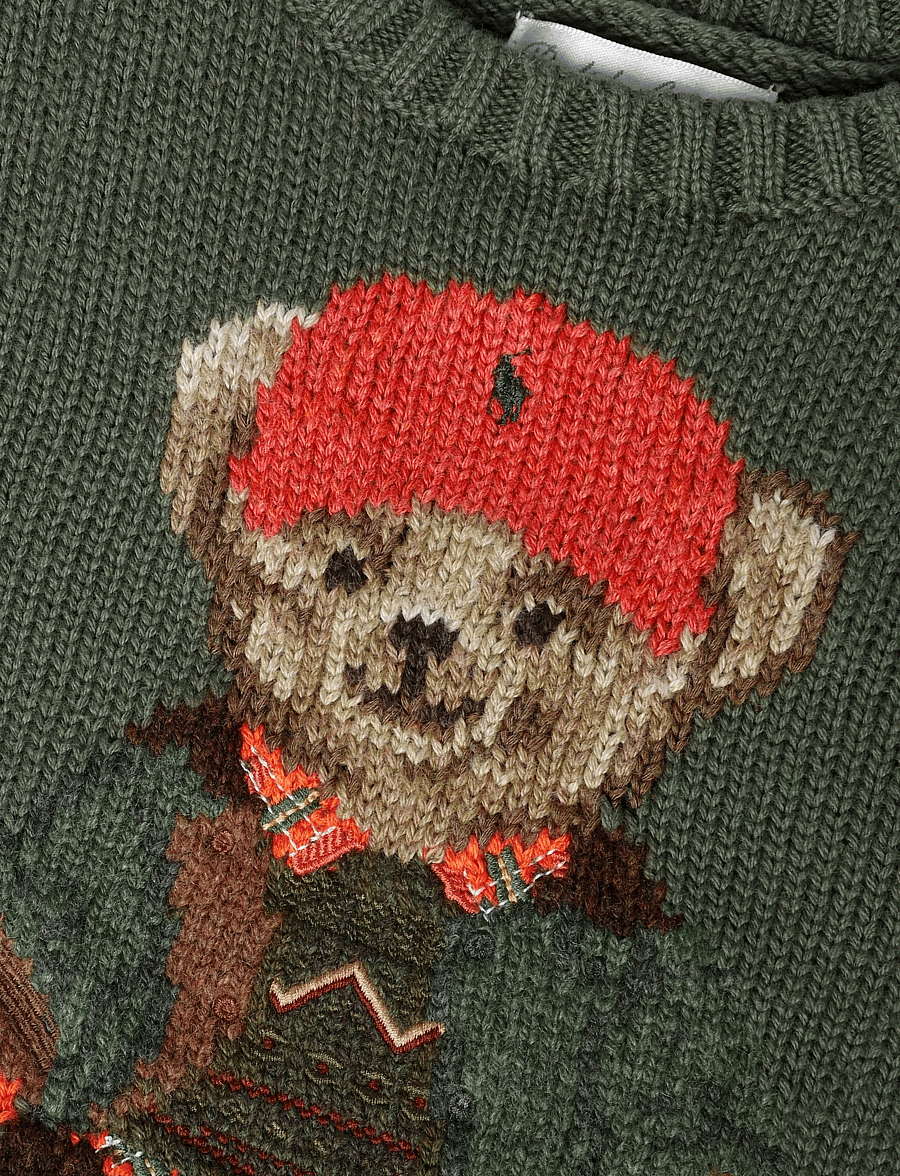 Ralph Lauren Baby - 20/2 COTTON-SWEATER - džemprid - cruise olive - 2