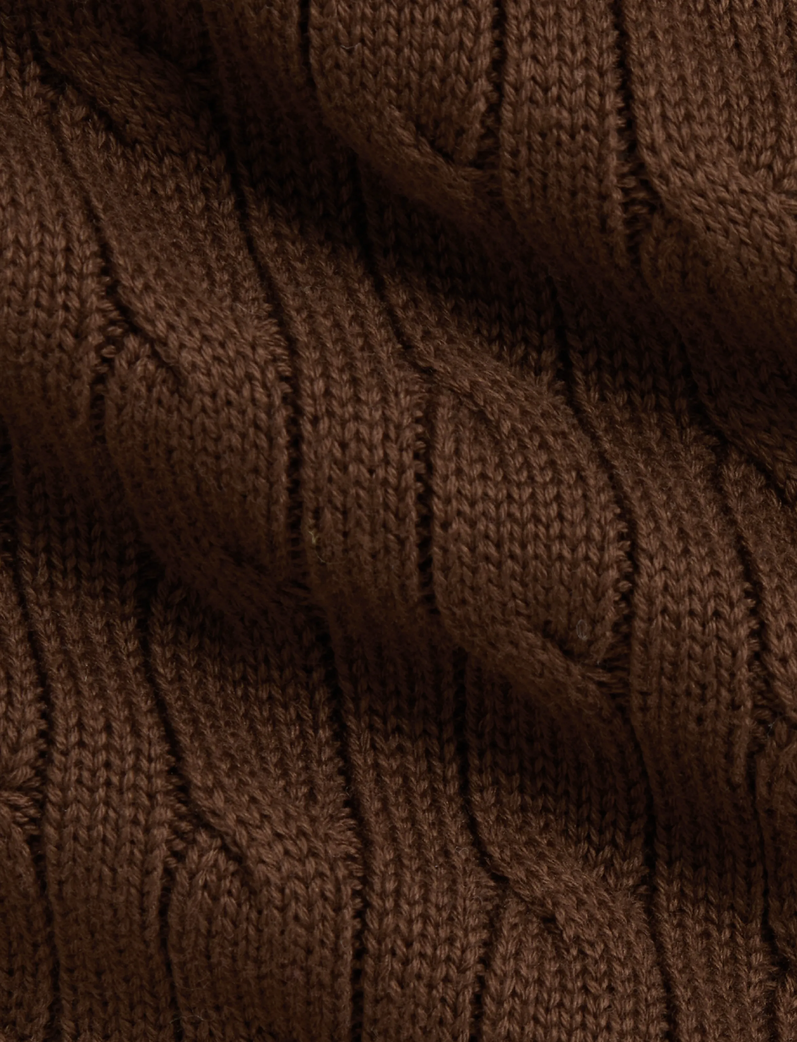 Ralph Lauren Baby - Cable-Knit Cotton Polo Coverall - chocolate mousse - 2