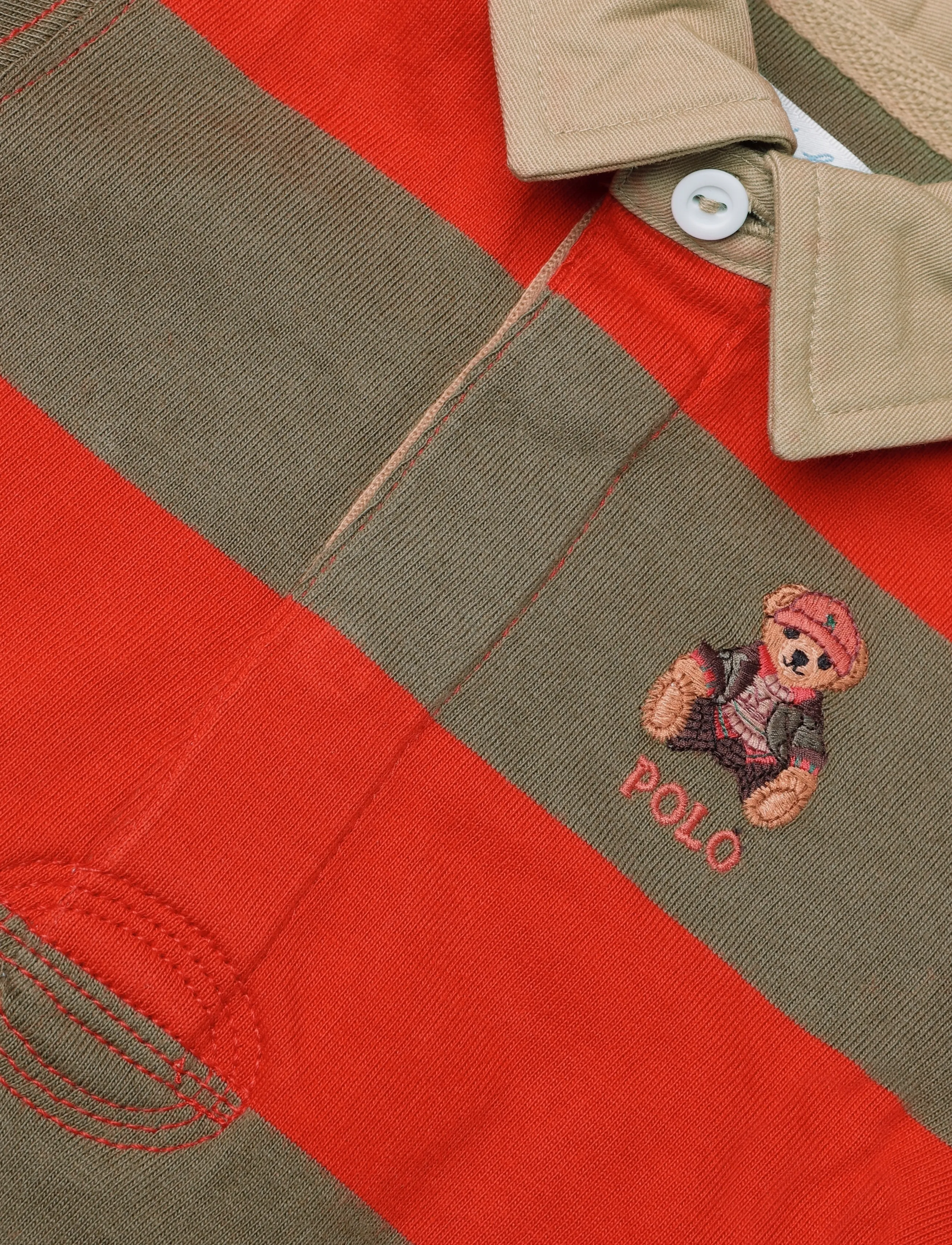 Ralph Lauren Baby - YD 16/1 JERSEY-KNT-COVERALL - varsity orange mu - 2