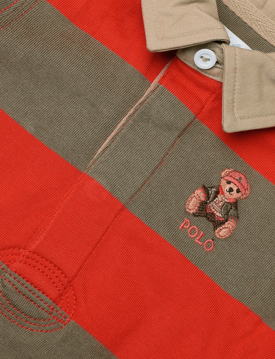 Ralph Lauren Baby - YD 16/1 JERSEY-KNT-COVERALL - kombinesoonid - varsity orange mu - 2