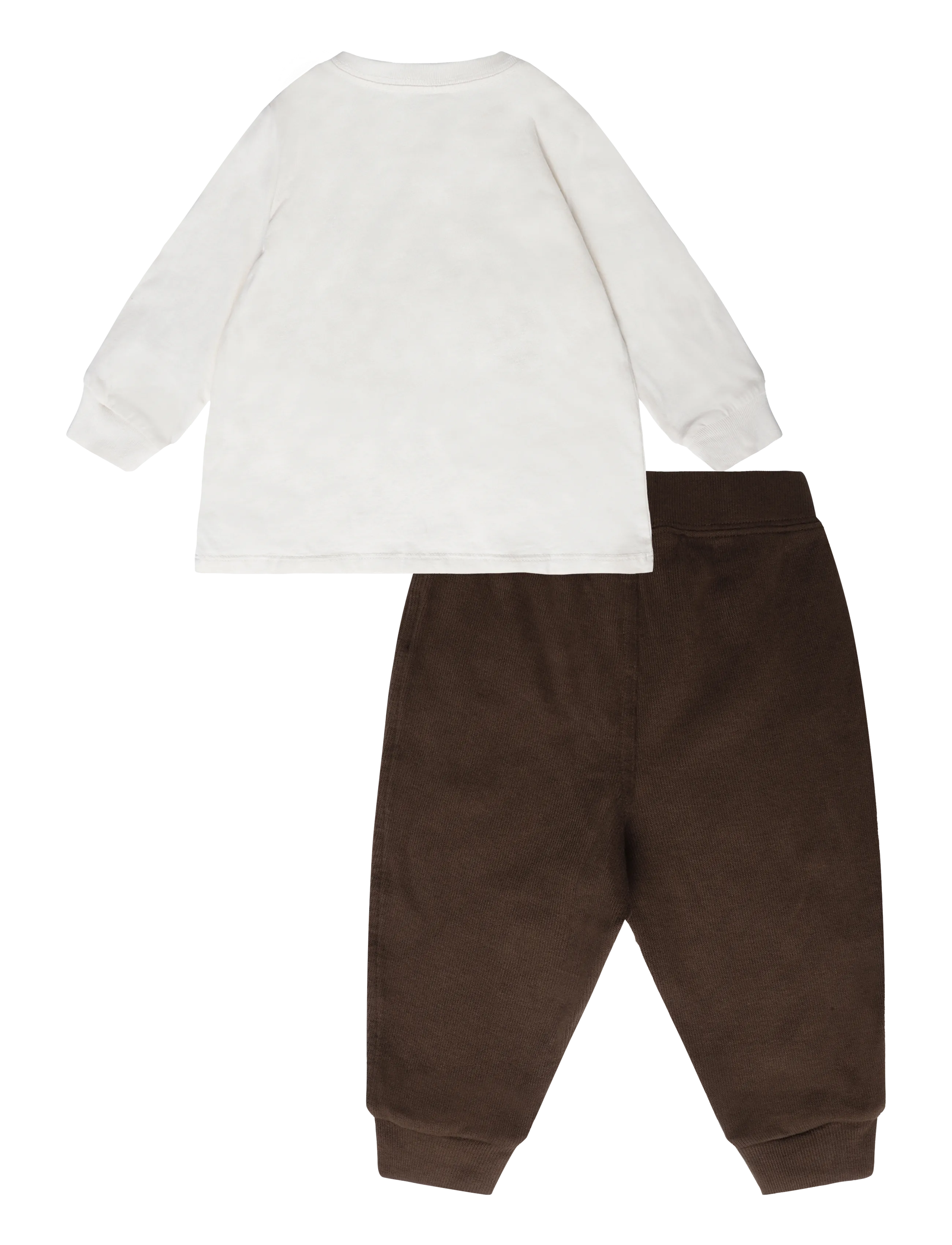 Ralph Lauren Baby - 26/1 JERSEY-KNT-OUTFIT SET - sets with long-sleeved t-shirt - estate cream - 1