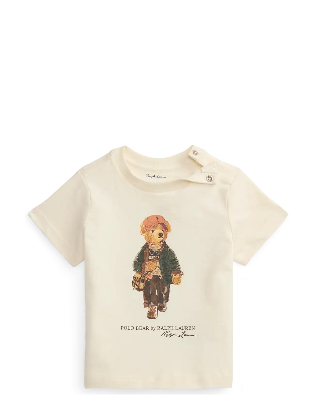 Ralph Lauren Baby Polo Bear Cotton Jersey Tee - New Arrivals - ESTATE CREAM / cream