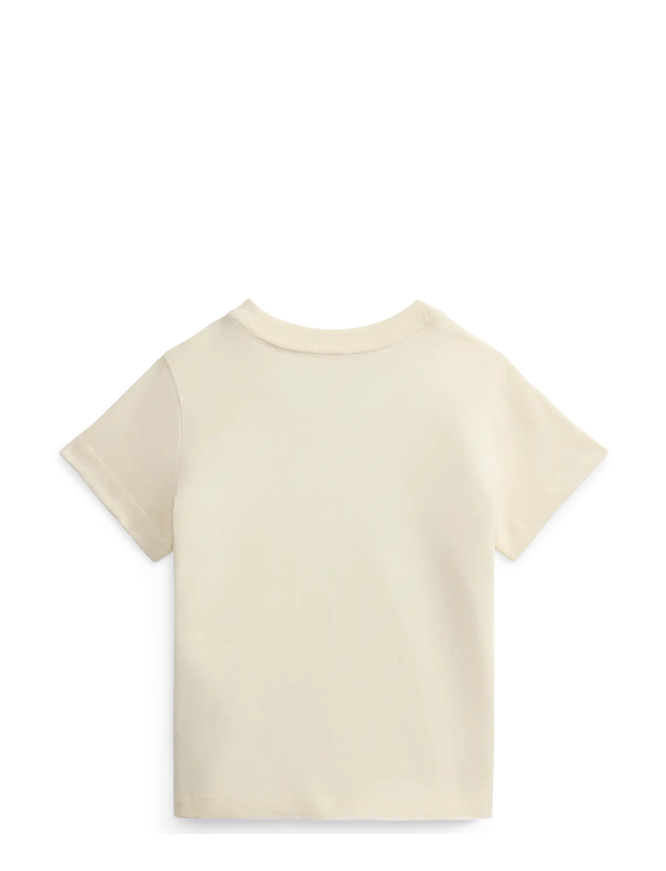Ralph Lauren Baby - Polo Bear Cotton Jersey Tee - short-sleeved t-shirts - estate cream - 1