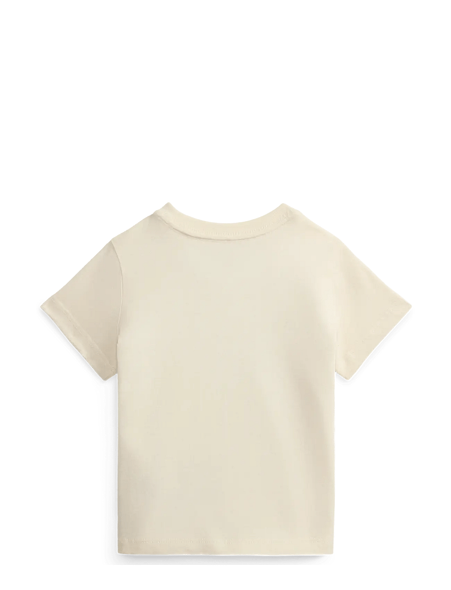 Ralph Lauren Baby - Polo Bear Cotton Jersey Tee - kurzärmelige - estate cream - 1