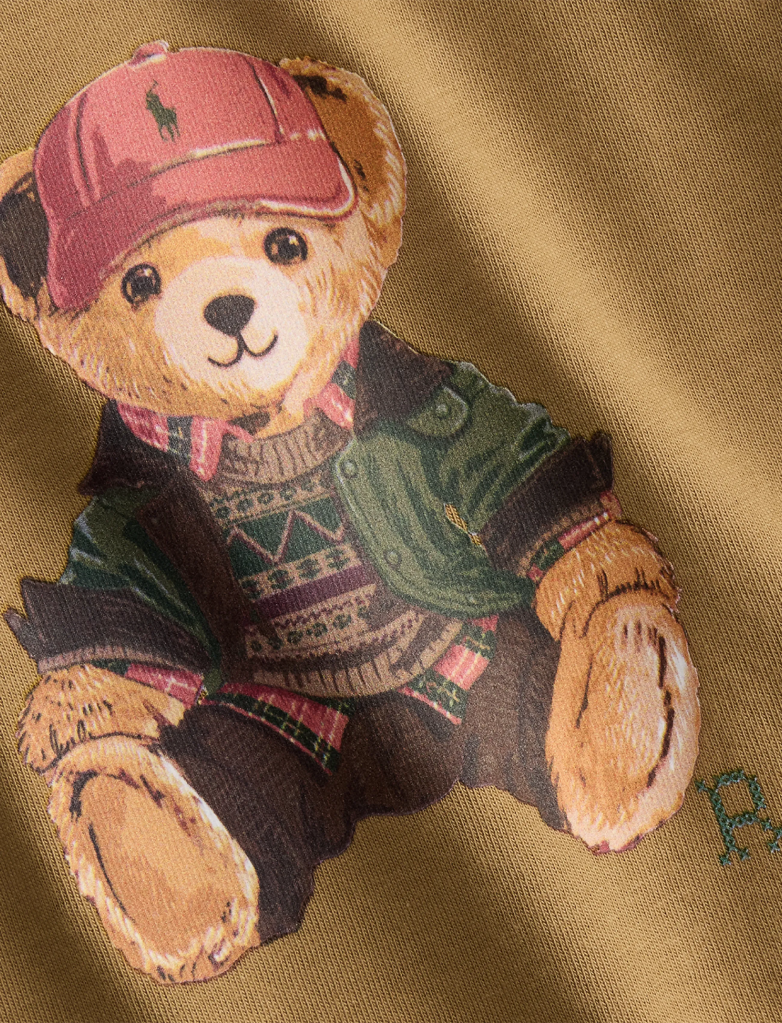 Ralph Lauren Baby - Polo Bear Cotton Jersey Tee - langärmelig - camel - 2