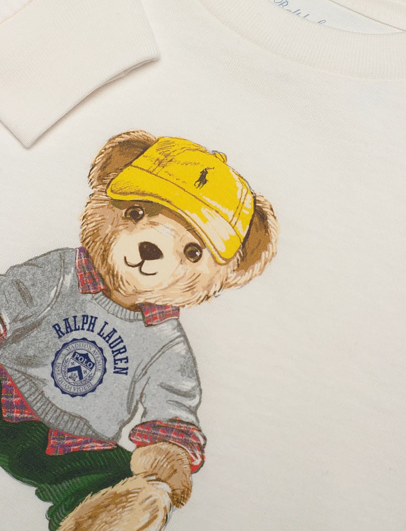 Ralph Lauren Baby - Polo Bear Cotton Long-Sleeve Tee - long-sleeved t-shirts - nevis - 2